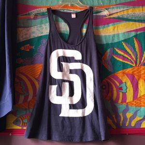 San Diego Padres MLB Baseball Tank PINK 5th Ocean